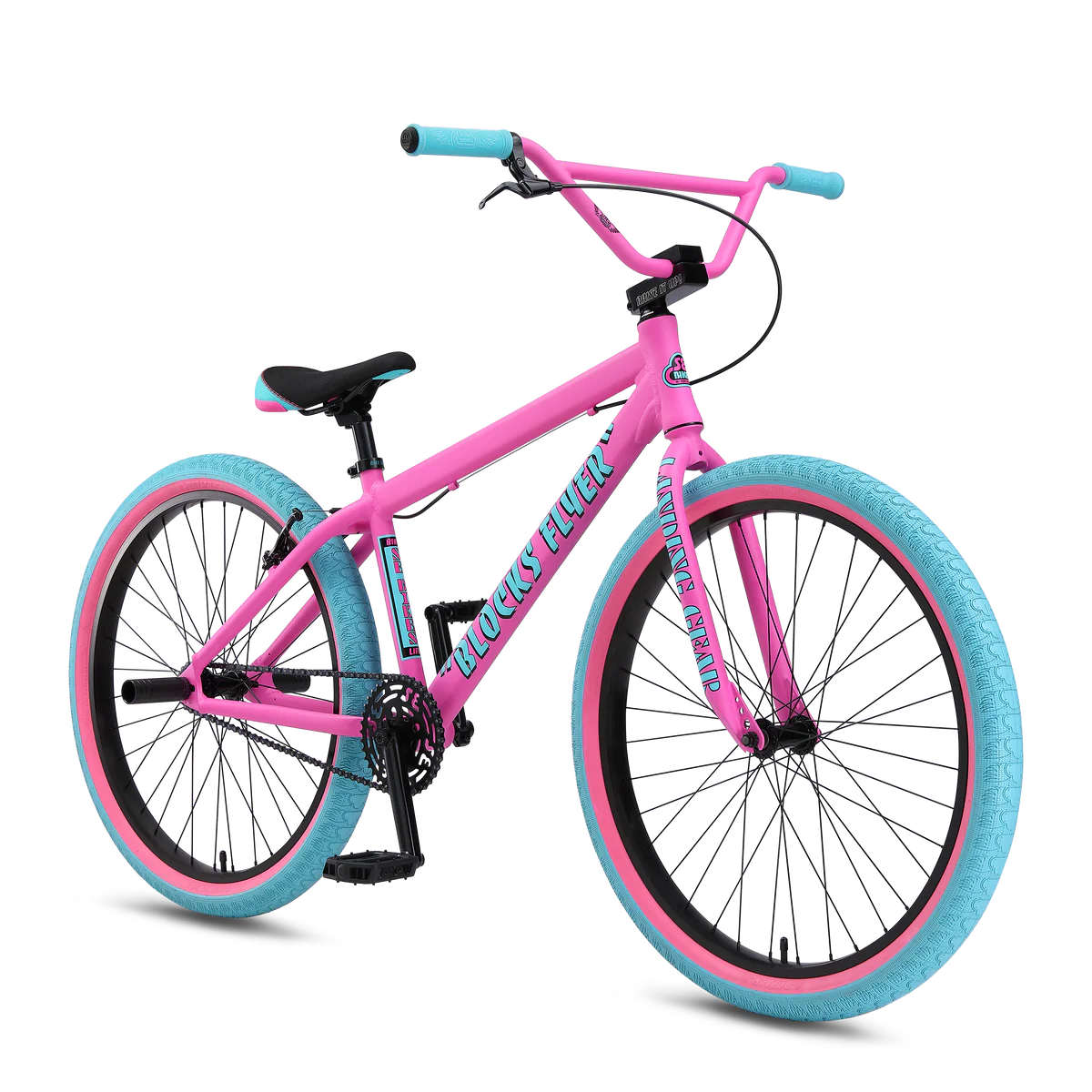 ピンクシティサイクル 前面バスケット付き書類全て揃ってます。 SE Bikes Blocks Flyer 26