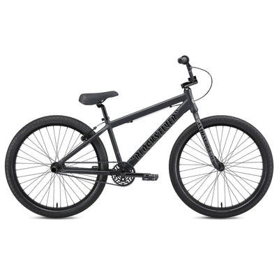 SE Bikes Blocks Flyer 26" BMX Freestyle Bike-Matte Black