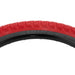 SE Bikes Bozack BMX Tire-Wire-24x2.40&quot;-Red/Black - 1