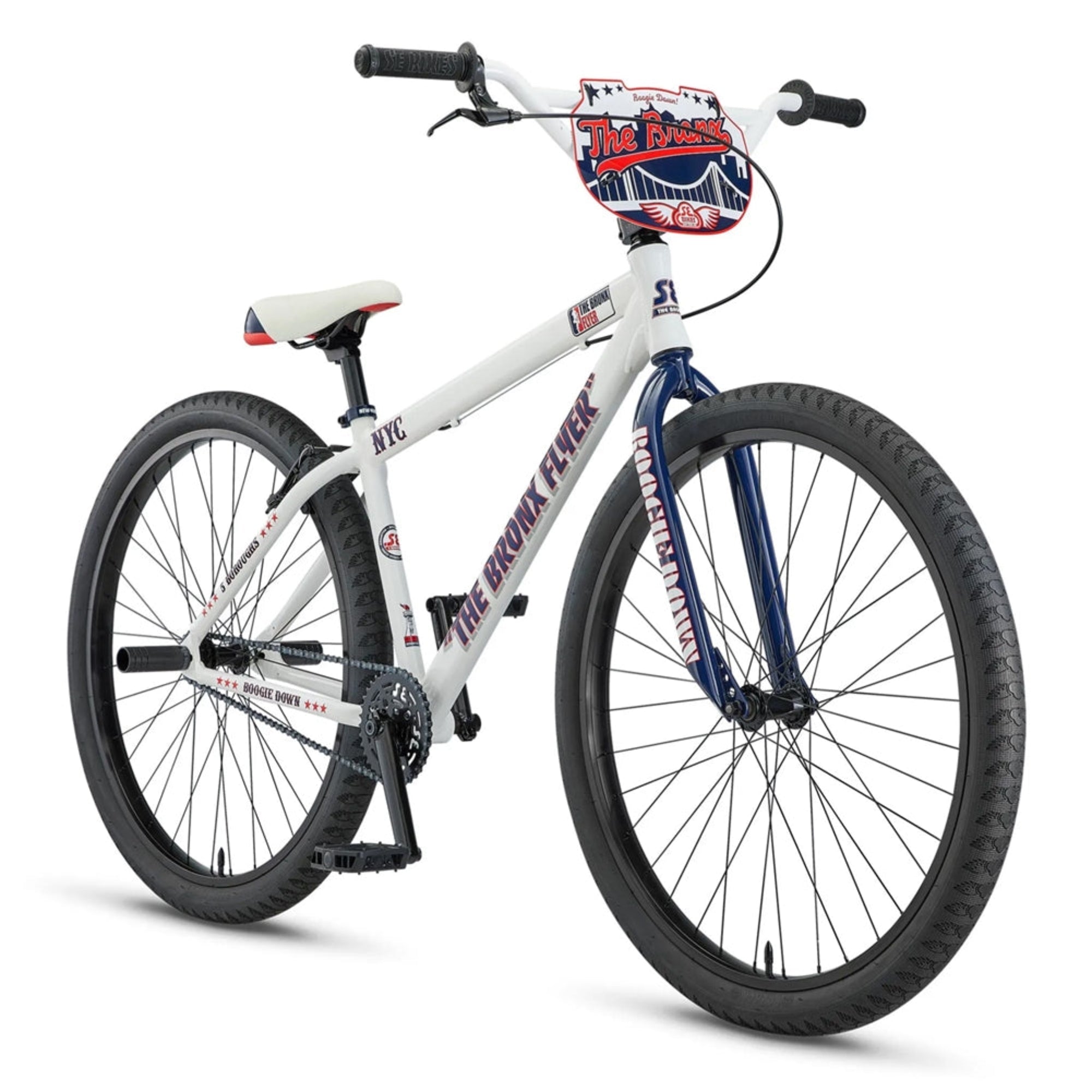 SE Bikes Bronx Flyer 29inch BMX Freestyle Bike-Milky White – J&R
