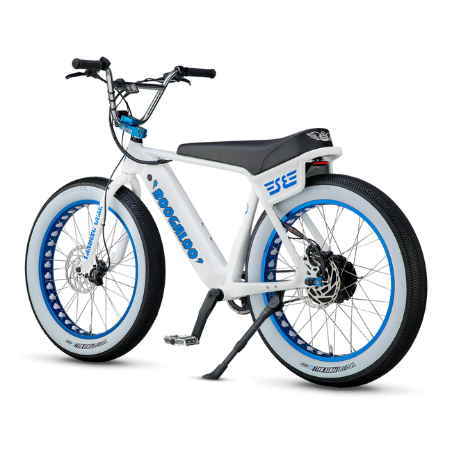 SE Bikes Electric Boogaloo 24" E-Bike-White Lightning - 4