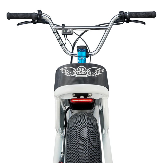 SE Bikes Electric Boogaloo 24" E-Bike-White Lightning - 6