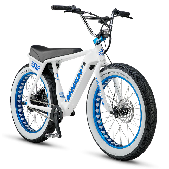 SE Bikes Electric Boogaloo 24" E-Bike-White Lightning - 3