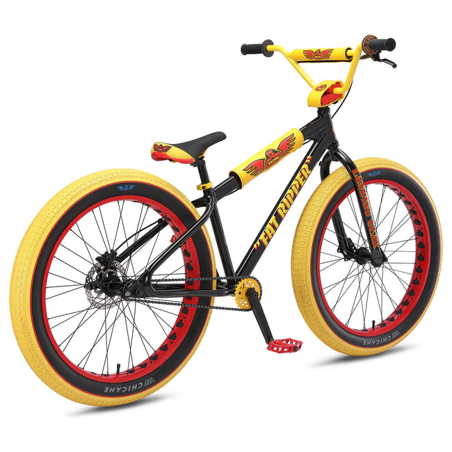 SE Bikes Fat Ripper 26" BMX Freestyle Bike-Bombus Black - 3