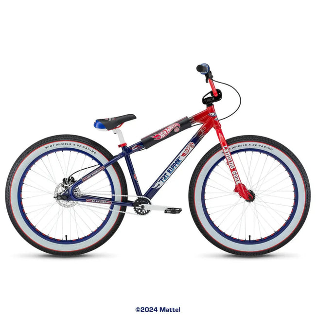 SE Bikes Hot Wheels Fat Ripper 26inch BMX Freestyle Bike-Blazin' Blue ...
