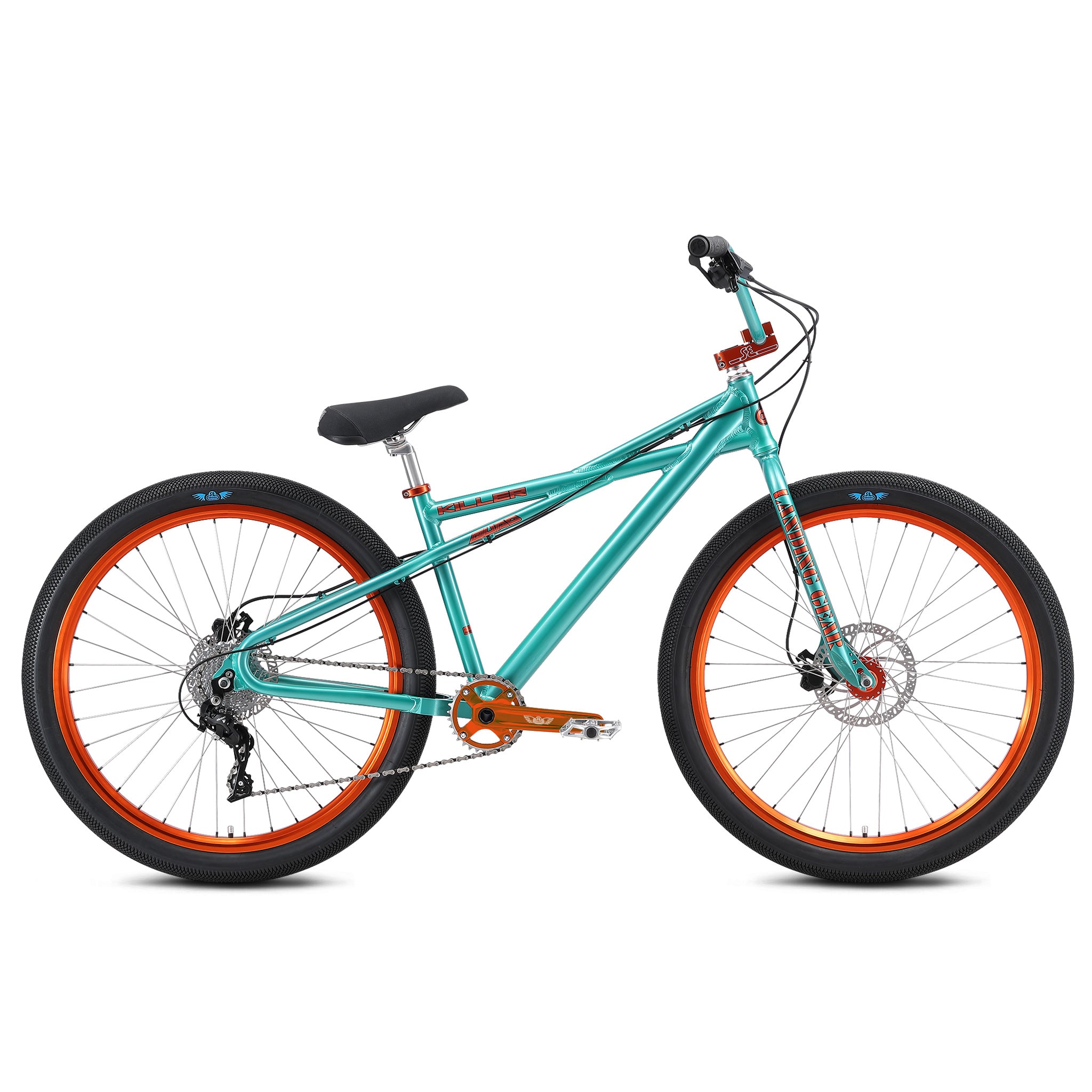 SE Bikes Killer Quad 27.5inch BMX Freestyle Bike-Electric Aqua Green – J&R  Bicycles, Inc