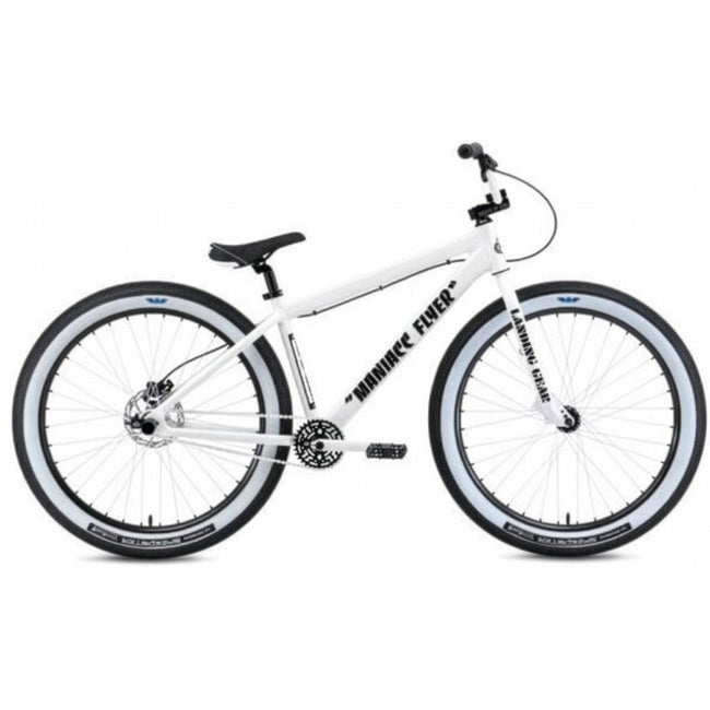 SE Bikes Maniacc Flyer 27.5+" BMX Freestyle Bike-Arctic White - 1