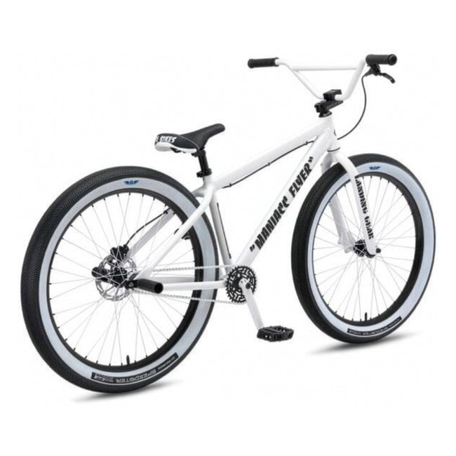 SE Bikes Maniacc Flyer 27.5+" BMX Freestyle Bike-Arctic White - 3