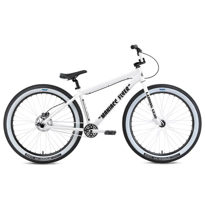 SE Bikes Maniacc Flyer 27.5+" BMX Freestyle Bike-Arctic White