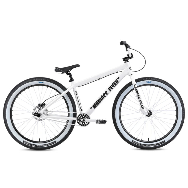 SE Bikes Maniacc Flyer 27.5+" BMX Freestyle Bike-Arctic White - 1