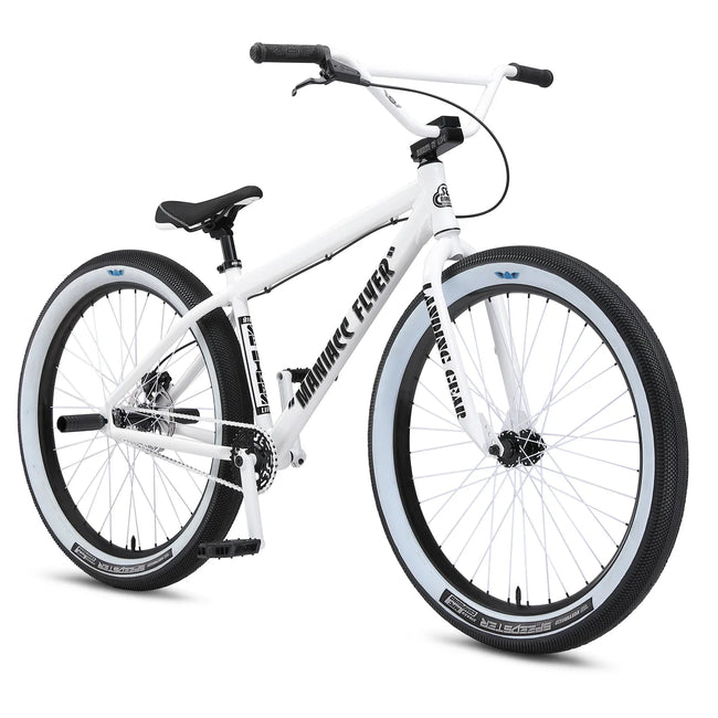 SE Bikes Maniacc Flyer 27.5+" BMX Freestyle Bike-Arctic White - 3
