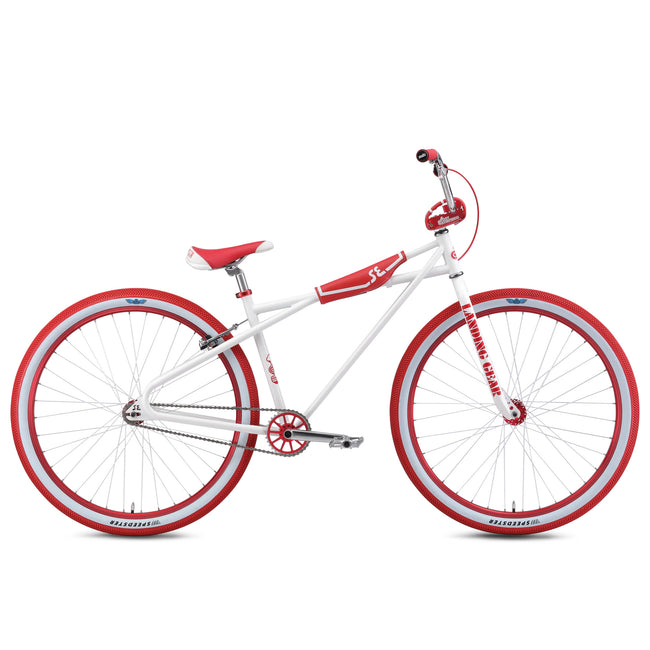 SE Racing Quadangle Looptail 29" BMX Freestyle Bike-Arctic White - 1