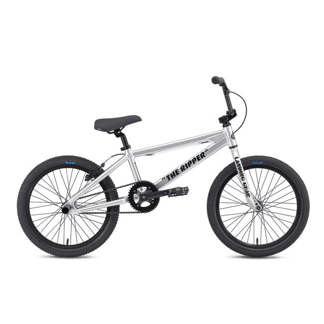 SE Bikes Ripper 20" BMX Freestyle Bike-Iced Out Silver - 1