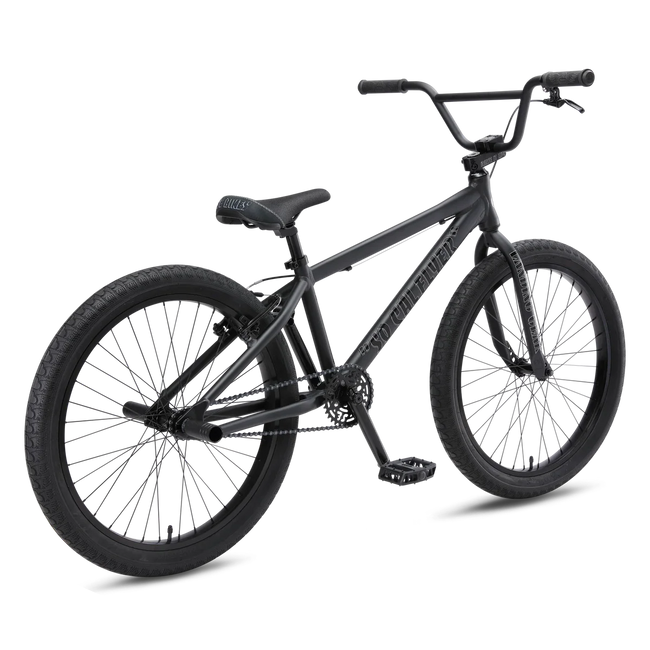 SE Bikes So Cal Flyer 24" BMX Freestyle Bike-Matte Black - 2