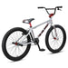 SE Bikes So Cal Flyer 24&quot; BMX Freestyle Bike-Iced Out Silver - 3