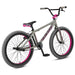 SE Bikes So Cal Flyer 24" BMX Freestyle Bike-Matte Gray/Pink - 2