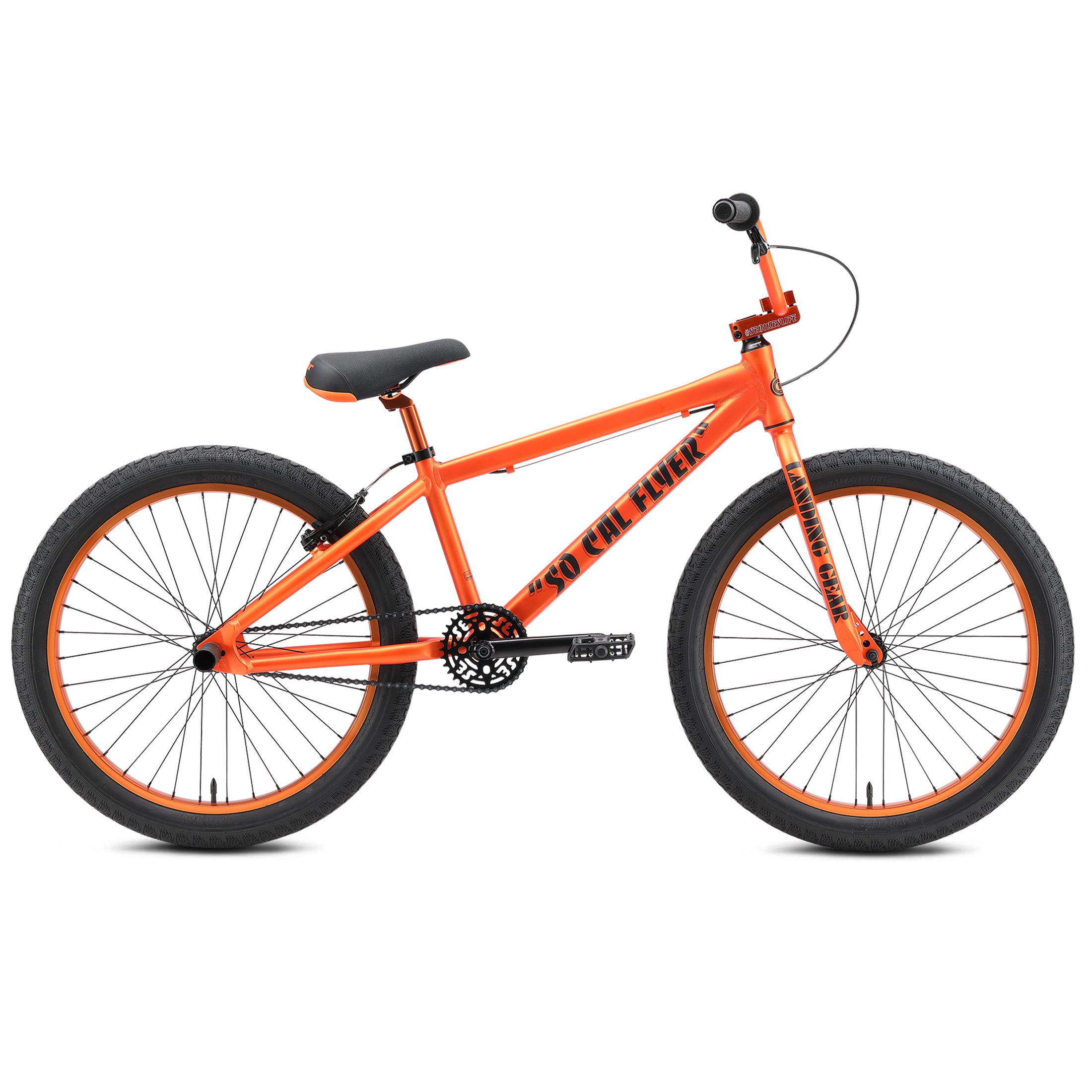 SE Bikes So Cal Flyer 24in BMX Freestyle Bike-Matte Orange – J&R
