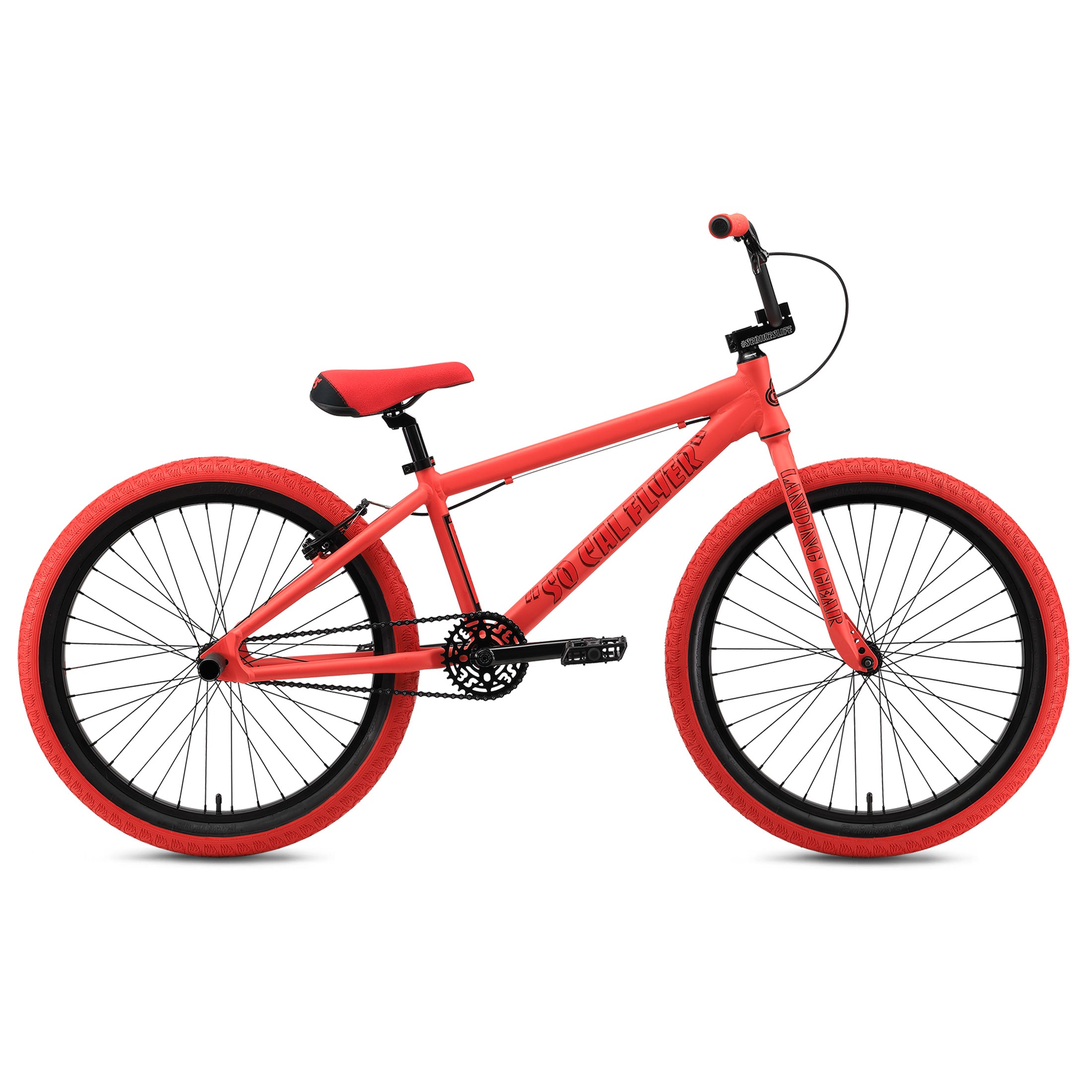 ［引き取り限定］SEBIKES BMX レッド 24インチ　整備済み！ SE Bikes So Cal Flyer 24inch BMX Freestyle Bike-Matte Red – J&R