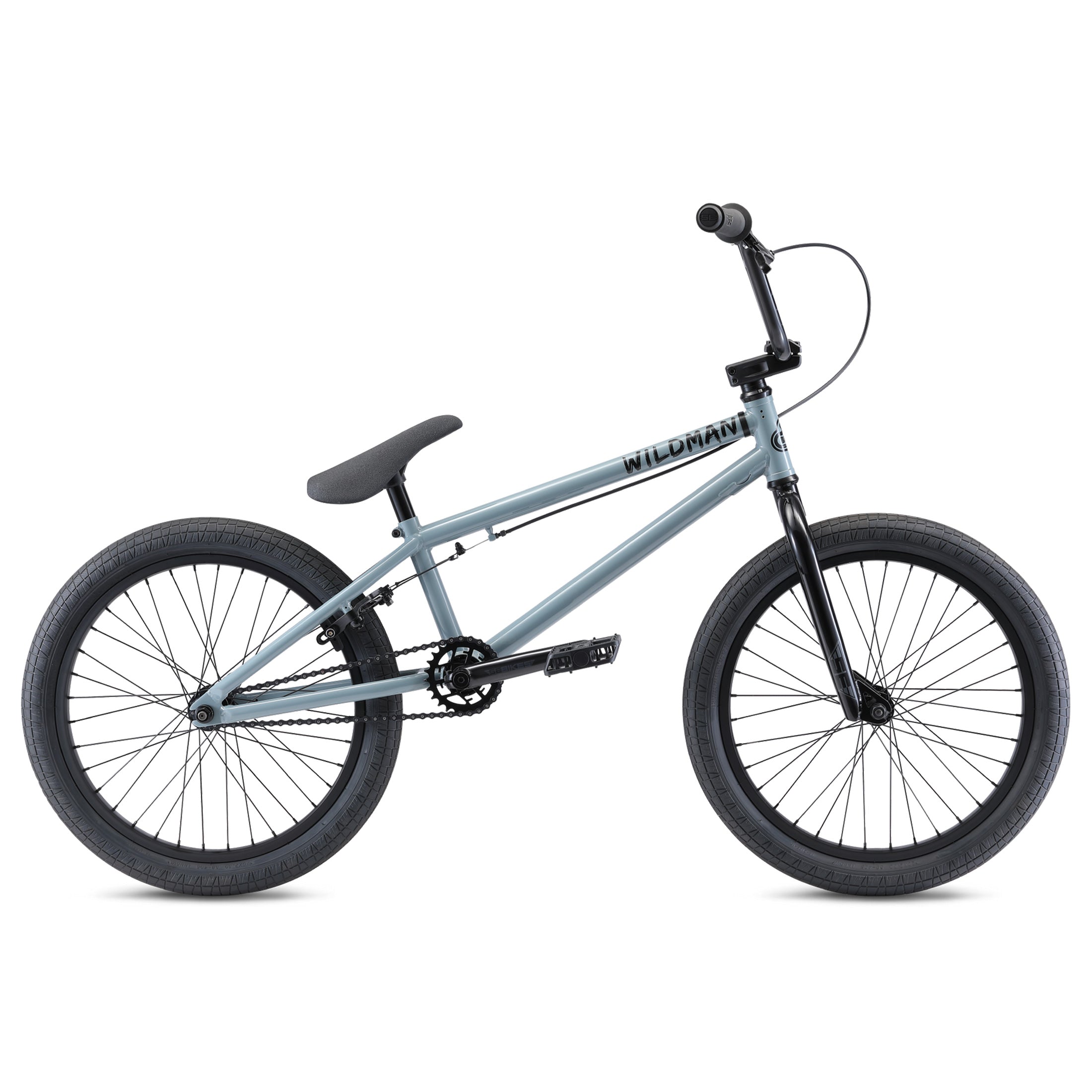 SE Bikes Wildman 19.5in TT BMX Bike Gray J R Bicycles Inc