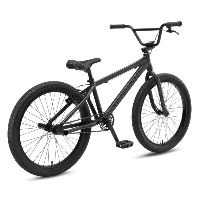 SE Bikes So Cal Flyer 24" BMX Freestyle Bike-Matte Black - 2