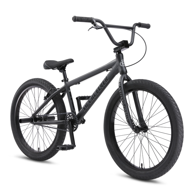 SE Bikes So Cal Flyer 24" BMX Freestyle Bike-Matte Black - 3