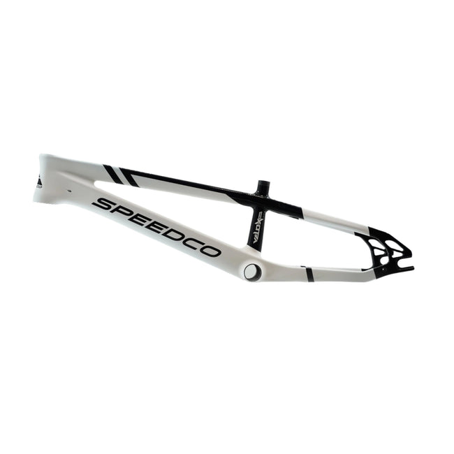 Speedco Velox Evo Carbon BMX Race Frame-Semi Gloss White - 1