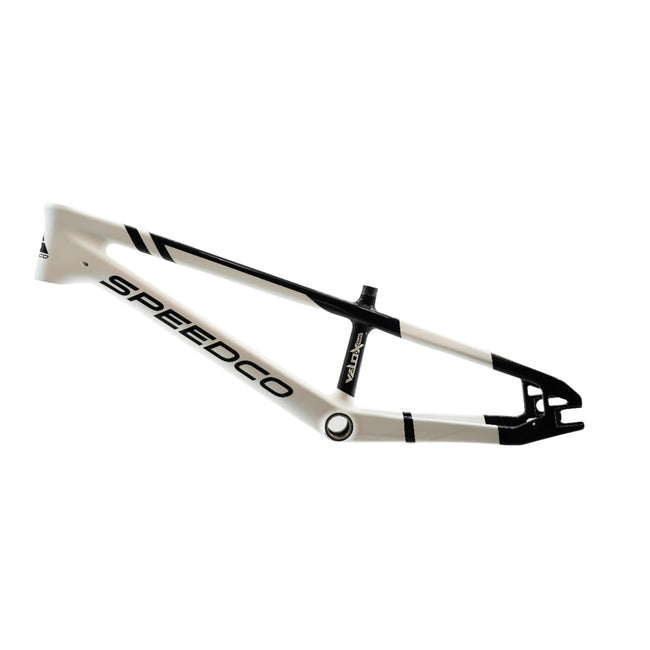 Speedco Velox Evo Carbon BMX Race Frame-Semi Gloss White - 2