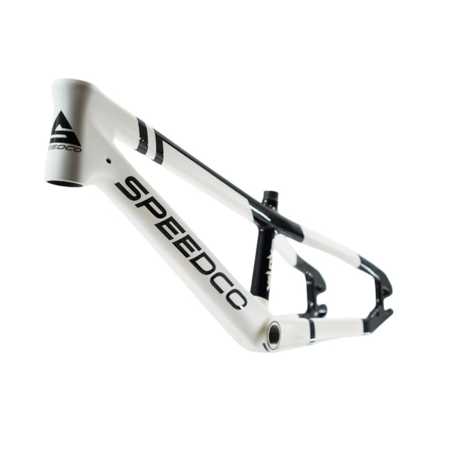 Speedco Velox Evo Carbon BMX Race Frame-Semi Gloss White - 4
