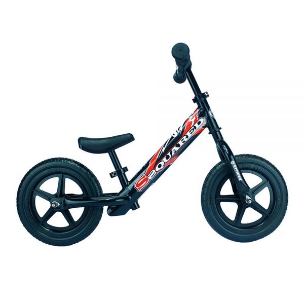 Ssquared Strider 12 Sport Balance Bike-Black - 1
