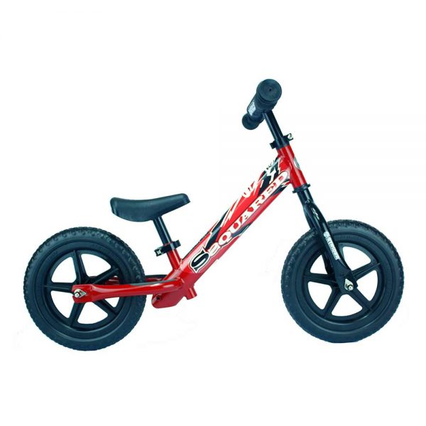 Ssquared Strider 12 Sport Balance Bike-Red - 1