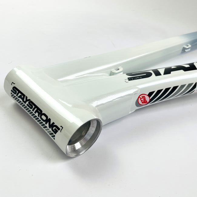 Stay Strong For Life V5 Alloy BMX Race Frame-White/Black - 2