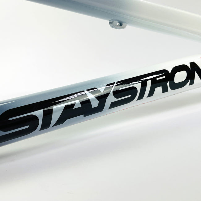 Stay Strong For Life V5 Alloy BMX Race Frame-White/Black - 6