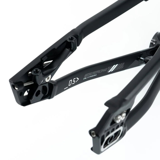 Stay Strong For Life V5 Disc Alloy BMX Race Frame-Black/Black - 2