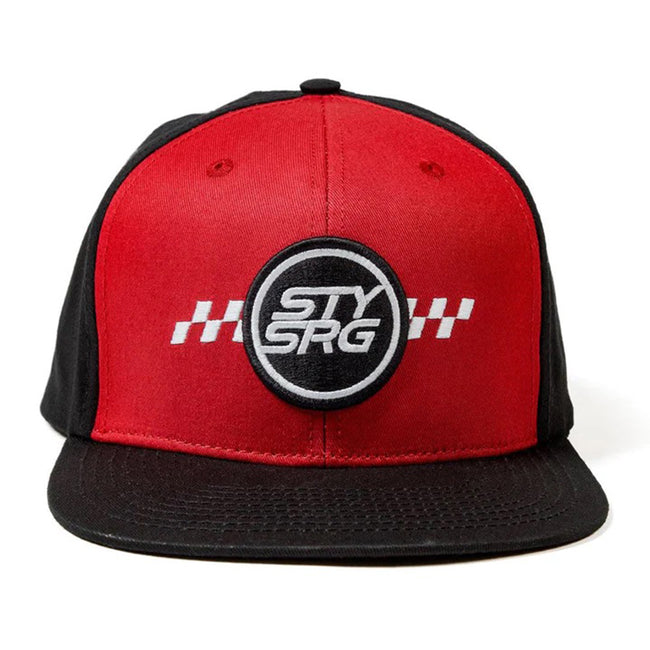Stay Strong Icon Check SnapBack Hat-Black/Maroon - 2