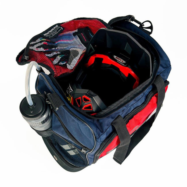 Stay Strong Race DVSN Chevron Helmet Bag Kit-Navy/Red - 3