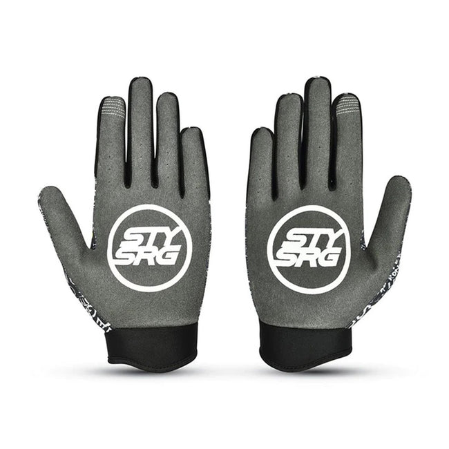 Stay Strong Scribble BMX Race Gloves-Black - 4
