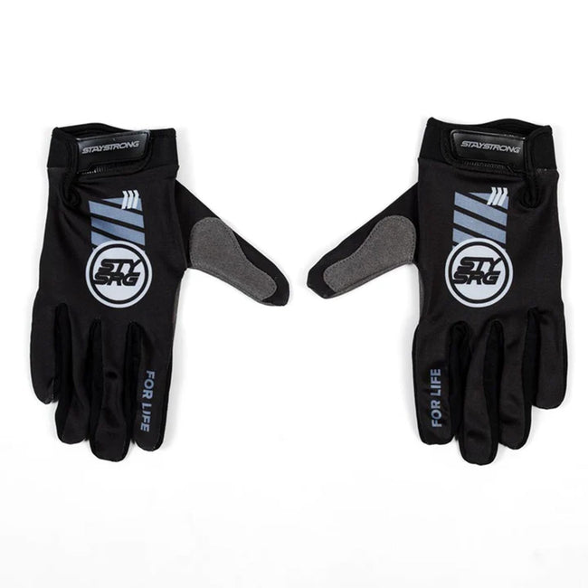 Stay Strong Staple 4 BMX Race Gloves-Black - 2
