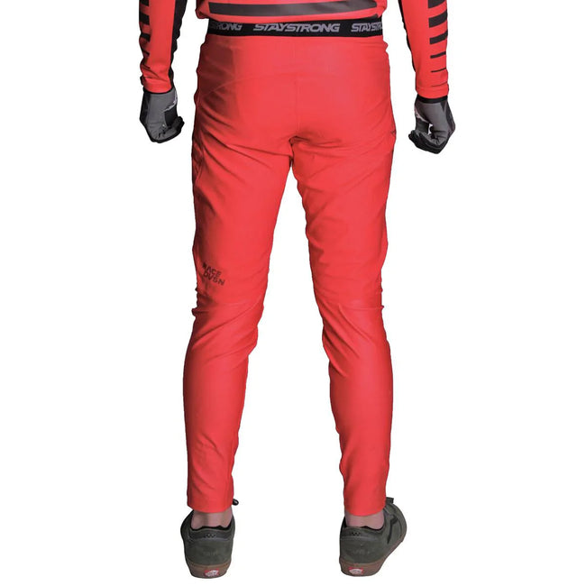 Stay Strong V3 BMX Race Pants-Red - 2