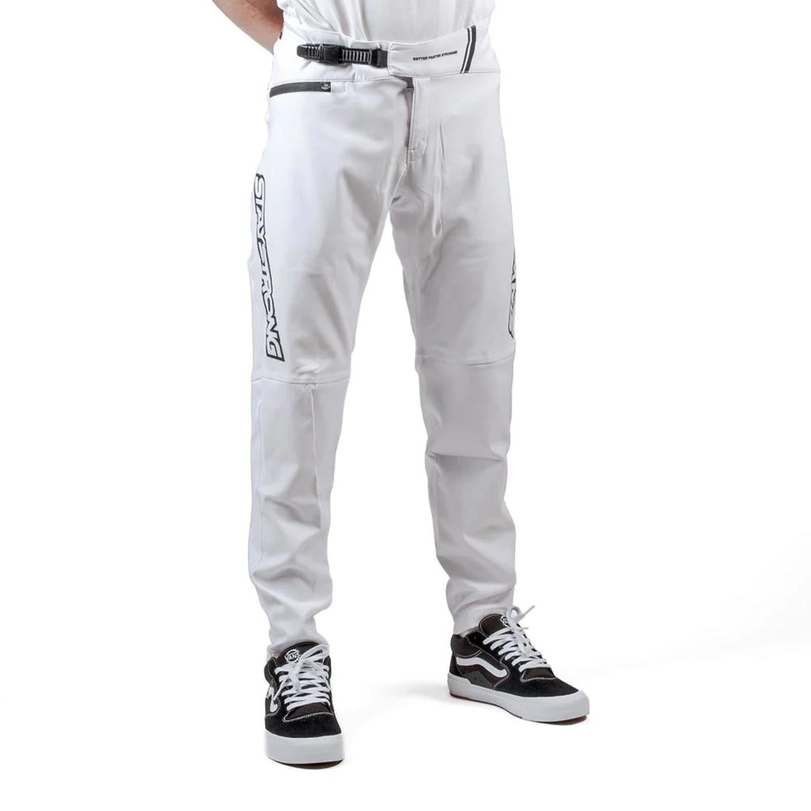 Stay Strong V3 BMX Race Pants-White-Black – J&R Bicycles, Inc.