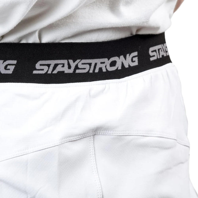 Stay Strong V3 BMX Race Pants-White/Black - 6