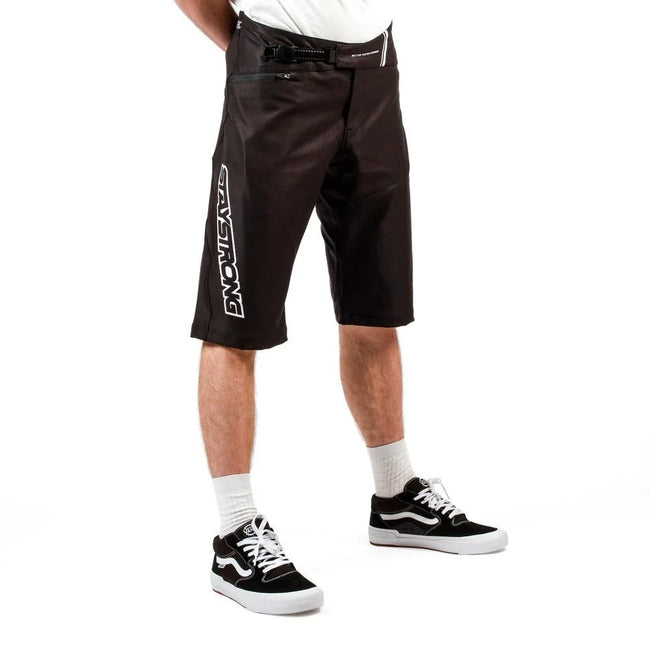 Stay Strong V3 BMX Race Shorts-Black/White - 1