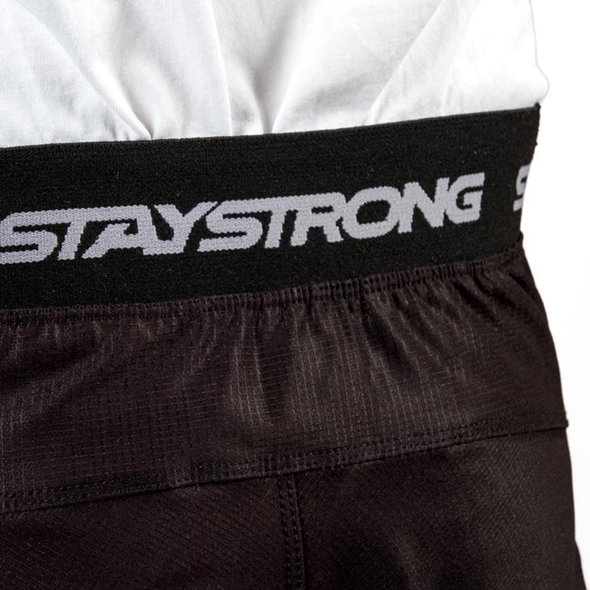 Stay Strong V3 Youth BMX Race Pants-Black/White - 7