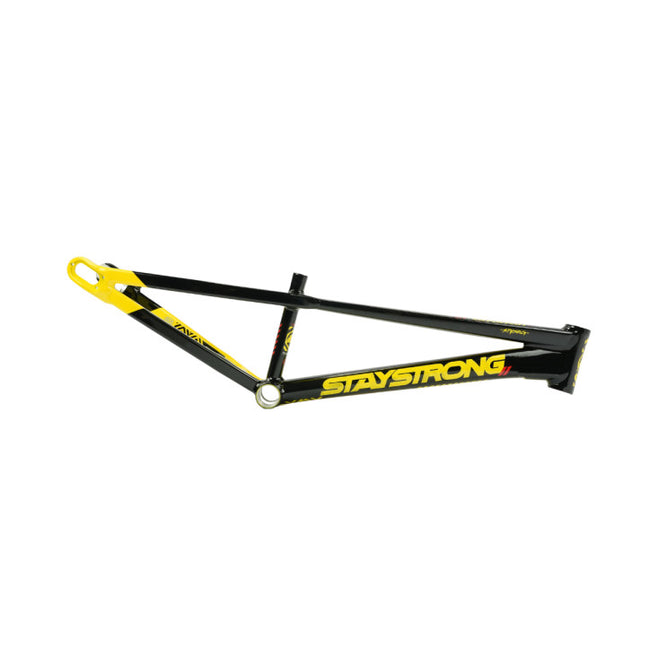 Stay Strong V5.1 Disc Alloy BMX Race Frame-Black/Yellow - 1