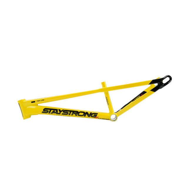 Stay Strong V5.1 Disc Alloy BMX Race Frame-Black/Yellow - 3