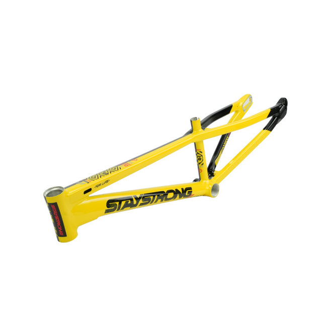 Stay Strong V5.1 Disc Alloy BMX Race Frame-Black/Yellow - 4