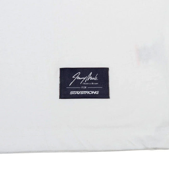 Stay Strong x Jonny Mole Construction T-Shirt-White - 3