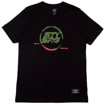 Stay Strong x Jonny Mole Distressed Icon T-Shirt-Black