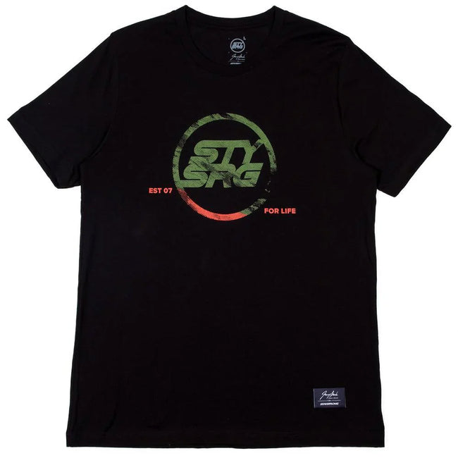 Stay Strong x Jonny Mole Distressed Icon T-Shirt-Black - 1