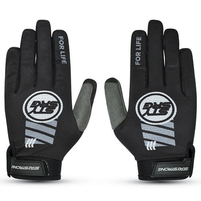 Stay Strong Youth Staple 4 BMX Race Gloves-Black
