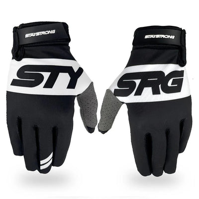 Stay Strong Youth Classic BMX Race Gloves-Black